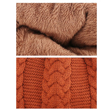 Load image into Gallery viewer, 3 In 1 Female Winter Two-color Warm Woolen Cap Mask and Scarf
