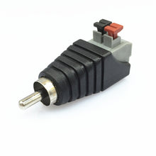 Load image into Gallery viewer, 20 PCS RCA Lotus Audio Connector Press Type RCA Male Head Solder-free AV Lotus Head Button