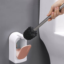 Load image into Gallery viewer, Bathroom Toilet Wall-mounted Toilet Brush Set with Soft Hair and Long Handle Without Dead Corners, Pink, Blue, Green, Grey
