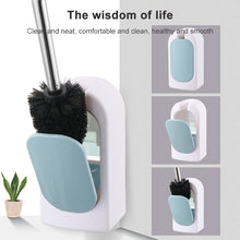 Load image into Gallery viewer, Bathroom Toilet Wall-mounted Toilet Brush Set with Soft Hair and Long Handle Without Dead Corners, Pink, Blue, Green, Grey