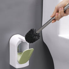 Load image into Gallery viewer, Bathroom Toilet Wall-mounted Toilet Brush Set with Soft Hair and Long Handle Without Dead Corners, Pink, Blue, Green, Grey