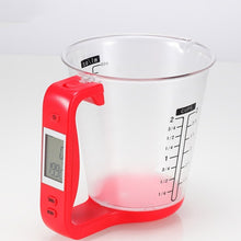 Load image into Gallery viewer, 1000g / 1g Kitchen Electronic Scales Electronic Measuring Cup Baking DIY Measuring Tool, Red, Black