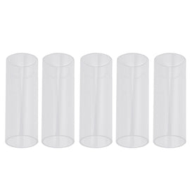 5PCS Acrylic Guitar Slide Tube Folk Slide Block, 28mm(Transparent), 51mm(Transparent), 60mm(Transparent), 70mm(Transparent)