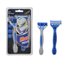 Load image into Gallery viewer, 1 Set Five-layer Stainless Steel Men Disposable Manual Razor Induction Rotary Cutter Head