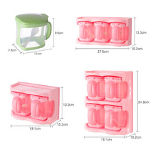 Load image into Gallery viewer, Plastic Seasoning Box Multi-purpose Combination Seasoning Rack Kitchen Supplies, One Grid, Two Grid, Three Grid, Four Grid