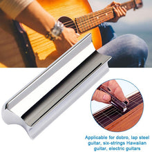 Load image into Gallery viewer, Metal Zinc Alloy Solid Guitar Slider Folk Slide Block, Metal 70mm(Silver), Metal 70mm(Gold)