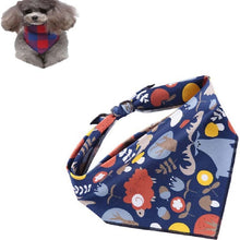 Load image into Gallery viewer, Cotton Cartoon Print Pet Saliva Towel, S 58x41x41cm, L 73x50x50cm