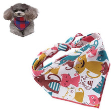 Load image into Gallery viewer, Cotton Cartoon Print Pet Saliva Towel, S 58x41x41cm, L 73x50x50cm