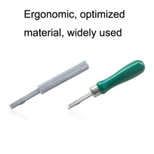 Load image into Gallery viewer, Watch Rear Cover Tapping Knife Watch Opener, All Steel Dual Use, Green Handle Dual Use