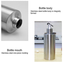 Load image into Gallery viewer, Cylindrical Seasoning Bottle Stainless Steel Oil Pot, 250 ml, 350 ml, 550 ml
