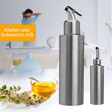 Load image into Gallery viewer, Cylindrical Seasoning Bottle Stainless Steel Oil Pot, 250 ml, 350 ml, 550 ml