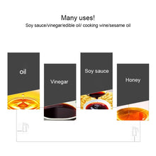 Load image into Gallery viewer, Cylindrical Seasoning Bottle Stainless Steel Oil Pot, 250 ml, 350 ml, 550 ml