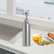 Load image into Gallery viewer, Cylindrical Seasoning Bottle Stainless Steel Oil Pot, 250 ml, 350 ml, 550 ml