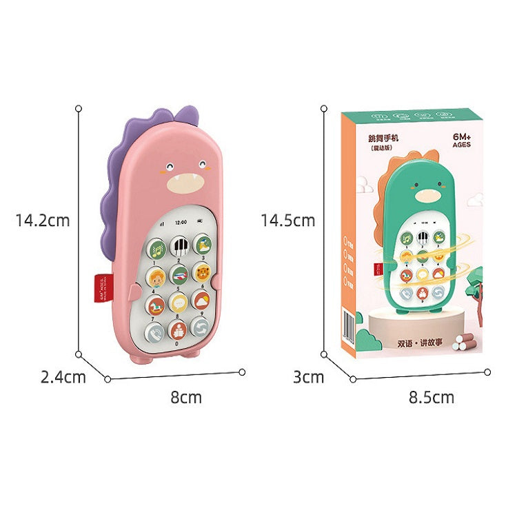 Baby Puzzle Bilingual Simulation Mobile Phone Toy Baby Child Early Education Machine