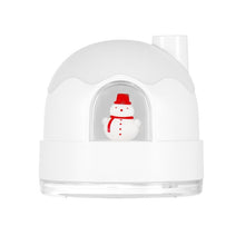 Load image into Gallery viewer, Snowman Humidifier Night Light USB Mute Cute Desktop Air Mini Atomizer Air Humidifier, ZAY-H006 Plug-in, ZAY-H006 Charge