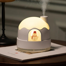 Load image into Gallery viewer, Snowman Humidifier Night Light USB Mute Cute Desktop Air Mini Atomizer Air Humidifier, ZAY-H006 Plug-in, ZAY-H006 Charge
