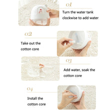 Load image into Gallery viewer, Snowman Humidifier Night Light USB Mute Cute Desktop Air Mini Atomizer Air Humidifier, ZAY-H006 Plug-in, ZAY-H006 Charge