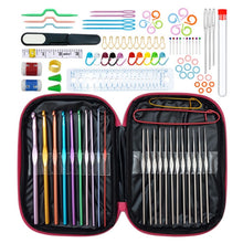 Load image into Gallery viewer, Handmade DIY Sweater Knitting Crochet Tools Material Set, 36 PCS/Set Blue, 36 PCS/Set Pink, 35 PCS/Set, 22 PCS/Set, 26 PCS/Set, 39 PCS/Set, 31 PCS/Set, 100 PCS/Set, Pink Flower Cat, 36 PCS/Set Green, 50 PCS/Set Box