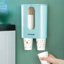Load image into Gallery viewer, Household Punch-free Wall-mounted Disposable Paper Cup Taker Automatic Water Cup Holder Dispenser