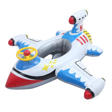 Load image into Gallery viewer, Children Thickened Inflatable Airplane Shape Seat Mount Swimming Ring