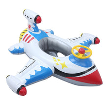 Load image into Gallery viewer, Children Thickened Inflatable Airplane Shape Seat Mount Swimming Ring