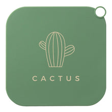 Load image into Gallery viewer, Sewer Deodorant Cover Sealing Plug Silicone Bathroom Toilet Floor Drain Deodorant, Green Cactus, White Wave Point, Black English Word