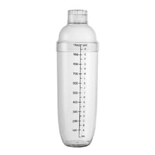 Load image into Gallery viewer, Shaker Cup PC Oz Cup Shaker With Scale Shaker Shaker Milk Teapot Juice Jug, 350ml Ordinary Transparent, 530ml Ordinary Transparent, 700ml Ordinary Transparent, 1000ml Ordinary Transparent, 350ml Black Double Scale, 530ml Black Double Scale             ...