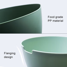 Load image into Gallery viewer, Kitchen Rice Pan Double-dish Vegetable Drain Basket Plastic Fruit Basket, U Shape Light Green, U Shape Dark Red, U Shape Light Gray, O Shape Light Green, O Shape Dark Red, O Shape Light Gray