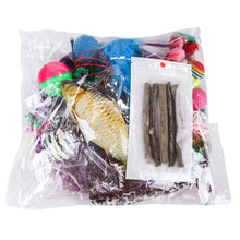 Load image into Gallery viewer, Pet Cat Toy Feather Mouse Funny Cat Channel Sisal Ball Molar Toys, 28 in 1 Cat Toy