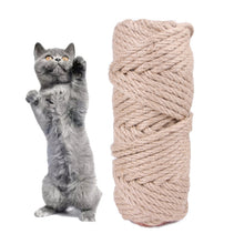 Load image into Gallery viewer, Pets Hemp Rope Cat Scratch Board Sword Rope Accessories Protect Cat Grip Toy Grabbing Materials, 3 PCS 10m, 30m, 50m, 10m