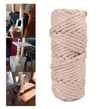 Load image into Gallery viewer, Pets Hemp Rope Cat Scratch Board Sword Rope Accessories Protect Cat Grip Toy Grabbing Materials, 3 PCS 10m, 30m, 50m, 10m
