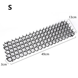 B21307 Garden Flower Anti-Cat Net Plastic Thorn Pad Drive Cat Net, 3 PCS S 49x13cm, M 200x28cm, L 400x28cm