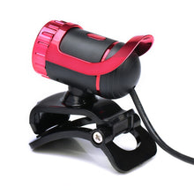 Load image into Gallery viewer, HXSJ A859 480P Computer Network Course Camera Video USB Camera Built-in Sound-absorbing Microphone, Red, Black, No Camera Function Black, No Camera Function  Red