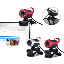 Load image into Gallery viewer, HXSJ A859 480P Computer Network Course Camera Video USB Camera Built-in Sound-absorbing Microphone, Red, Black, No Camera Function Black, No Camera Function  Red