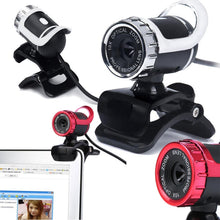 Load image into Gallery viewer, HXSJ A859 480P Computer Network Course Camera Video USB Camera Built-in Sound-absorbing Microphone, Red, Black, No Camera Function Black, No Camera Function  Red