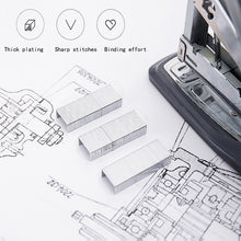 Load image into Gallery viewer, 1000pcs /Pack Deli 0012 Universal No. 12 Stapler 24/6 Staples Stapler Regular Staples