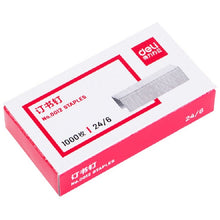 Load image into Gallery viewer, 1000pcs /Pack Deli 0012 Universal No. 12 Stapler 24/6 Staples Stapler Regular Staples