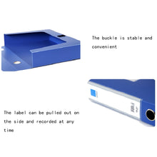 Load image into Gallery viewer, Deli 5683 File Box A4 Plastic File Box 55mm Office Storage Box Information Box