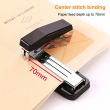 Load image into Gallery viewer, Deli 0414 Stapler Portable Rotatable Stapler 0012 Staple Nail
