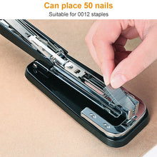 Load image into Gallery viewer, Deli 0414 Stapler Portable Rotatable Stapler 0012 Staple Nail