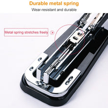 Load image into Gallery viewer, Deli 0414 Stapler Portable Rotatable Stapler 0012 Staple Nail