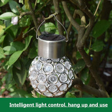Load image into Gallery viewer, 2 PCS Solar Hollow Ball Pendent Lamp Decorative Garden Light, 2 PCS Hollow Ball White, 2 PCS Hollow Ball Colorful