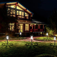 Load image into Gallery viewer, 2 PCS Solar Striped Lawn Light LED Outdoor Waterproof Garden Park Landscape Light