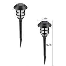 Load image into Gallery viewer, 2 PCS Solar Striped Lawn Light LED Outdoor Waterproof Garden Park Landscape Light
