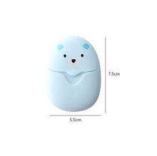 Load image into Gallery viewer, Disposable Soap Paper Outdoor Travel Portable Hand Washing And Cleaning Soap Tablets Random Color, Disposable Soap Paper