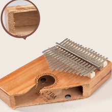 Load image into Gallery viewer, 17-tone Kalimba Portable Thumb Piano, Mahogany-Classic Deer, Bamboo-Classic Deer, Mahogany-Sun God, Mahogany-Six-Pointed Star, Mahogany-Blue (Classic Deer), Spruce-Classic Deer, White-Classic Deer, Acacia-Classic Deer, Sapele-Classic Deer              ...