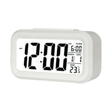 Load image into Gallery viewer, Temperature Type Lazy Snooze Alarm Mute Backlit Electronic Clock, Battery(White), Battery(Green), Battery(Black), Battery(Blue), Battery(Rose Red)