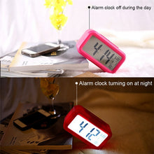 Load image into Gallery viewer, Temperature Type Lazy Snooze Alarm Mute Backlit Electronic Clock, Battery(White), Battery(Green), Battery(Black), Battery(Blue), Battery(Rose Red)