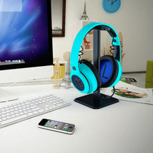 Load image into Gallery viewer, Headphone Holder Internet Cafe Headset Display Stand, White, Black