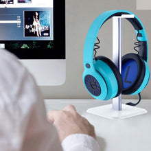Load image into Gallery viewer, Headphone Holder Internet Cafe Headset Display Stand, White, Black